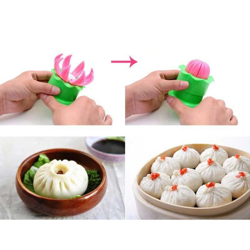 Alat Cetak Bakpau Baozi Dumpling Steam Bun small - PK102 - Green