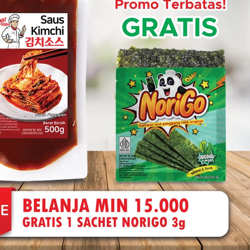 

☊ Saus Instan Saus Kimchi Korea 500g/ Sauce Kimchi Korea Saus Oppa!Oppa ◌