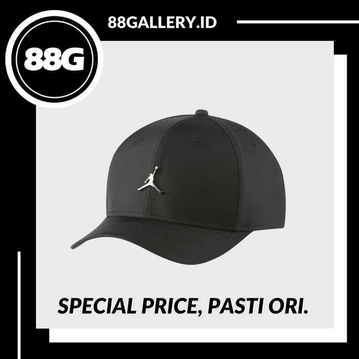 Air Jordan Classic 99 Black Cap Metallic / Topi Jordan 100% Original