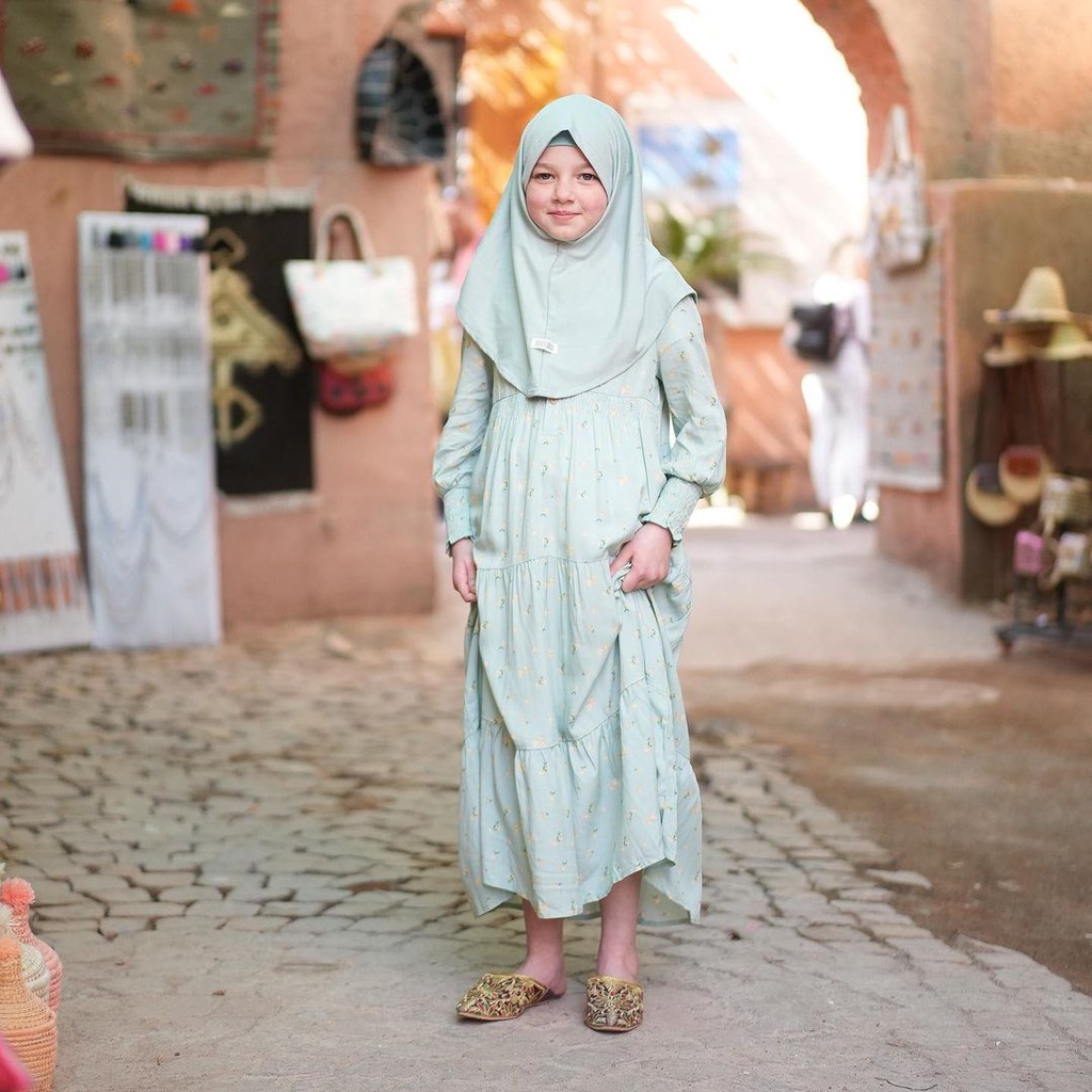 Bohopanna Naura Set / Dress Anak Perempuan Raya Collection