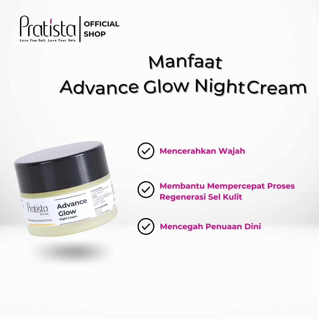 Pratista - [Bundling] Calming Spray &amp; Advance Glow Night Cream