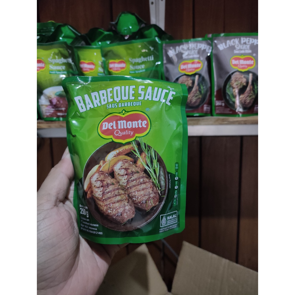 

delmonte del monte saus barbeque (barbeque sauce) 250 gram