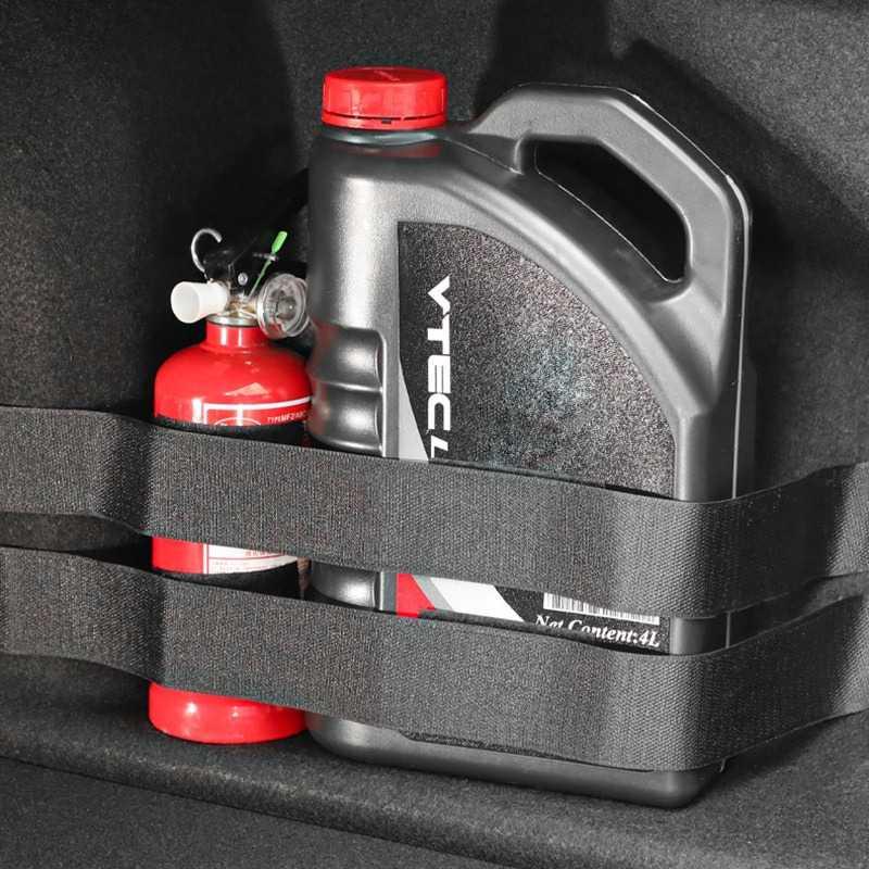 Strap Organizer Bagasi Mobil Car Trunk Belt 80 cm - C385 - Black