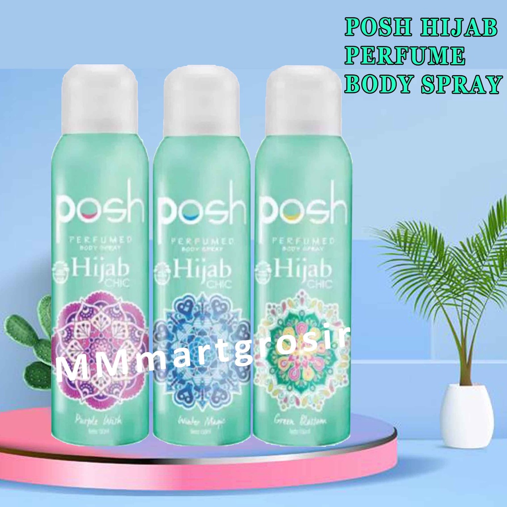 Posh Perfumed/ Body Spray Hijab Chic/ Minyak Wangi/ 150ml