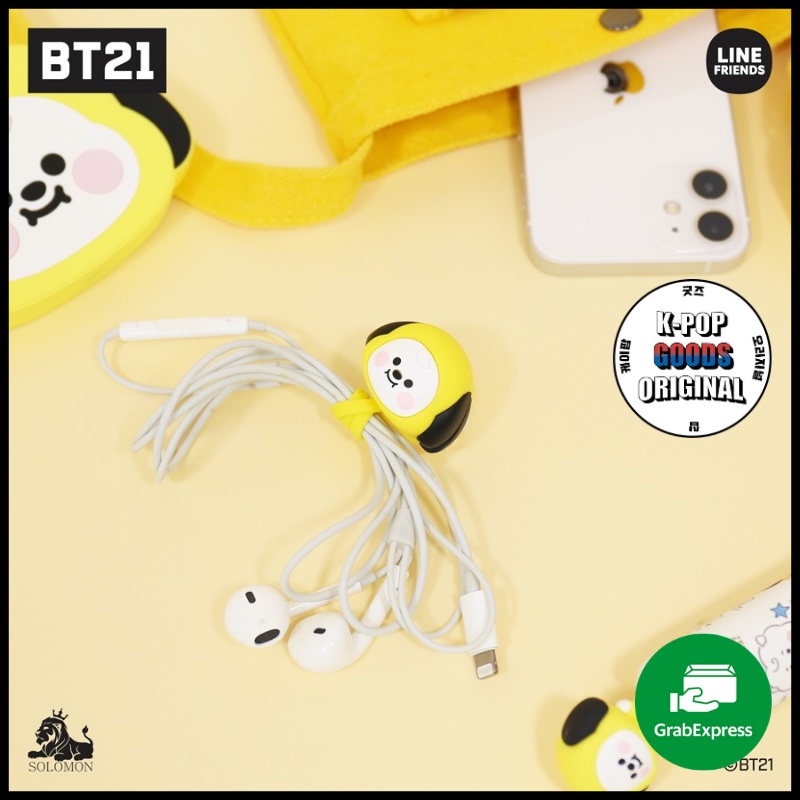 OFFICIAL BTS X BT21 Magnetic Cable Wrap