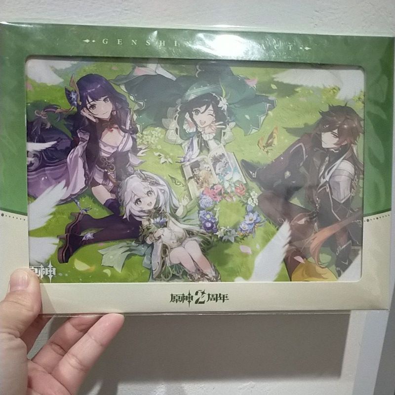 Shikishi Genshin Impact - The 4 Archons