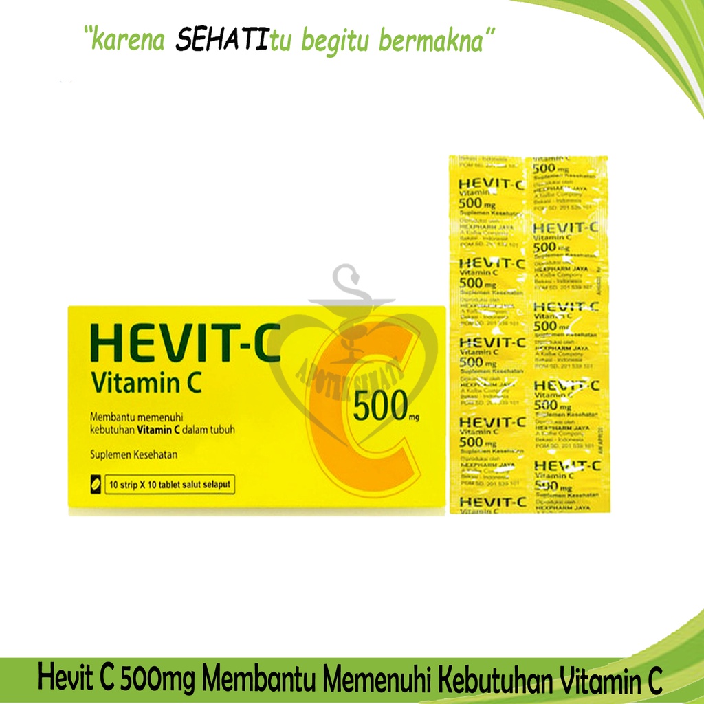 Hevit C Plus Suplemen Kesehatan Multivitamin Daya Tahan Tubuh