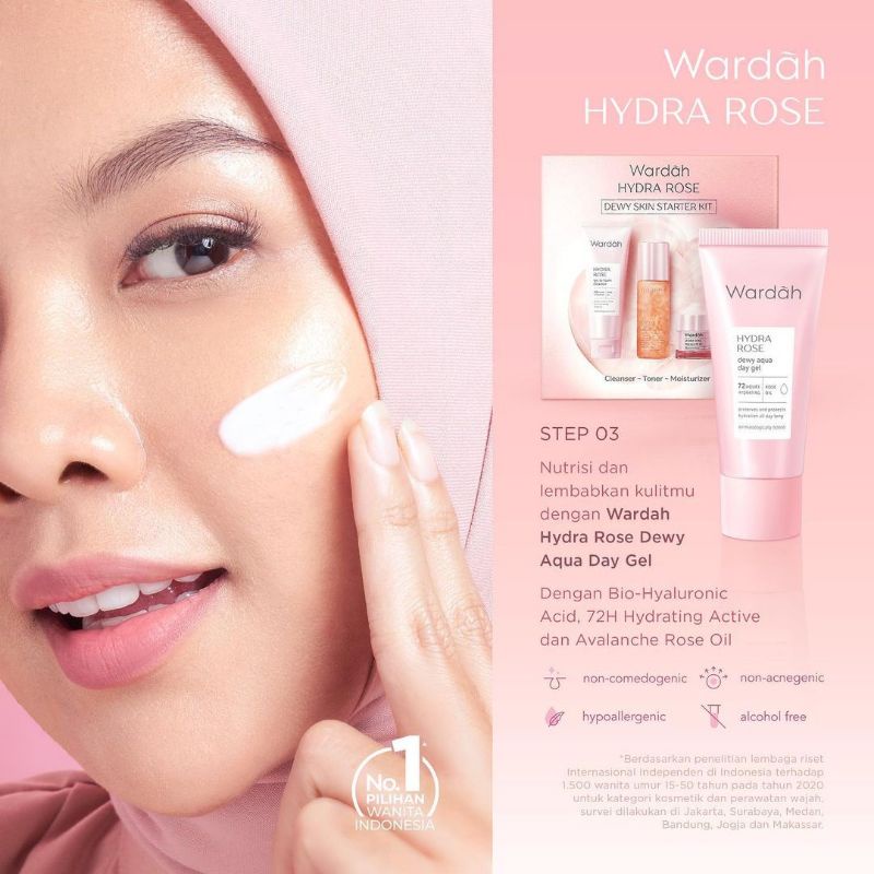 MFI - WARDAH HYDRA ROSE ALL SERIES | BPOM | FULL STOCK