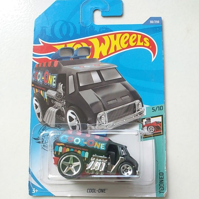 hot wheels cool-one tooned hitam