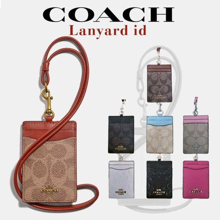 

Terlaris Coach Lanyard Name Tag Original Import Id Card Holder Photocard Kartu