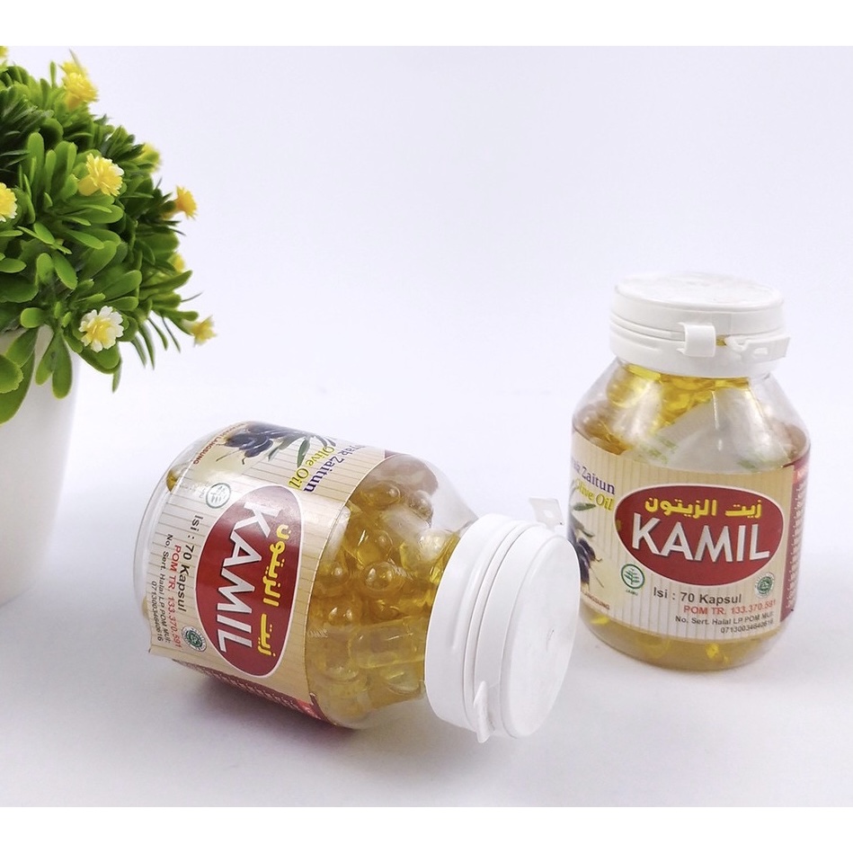 KAPSUL MINYAK ZAITUN KAMIL Isi 70 Kapsul Asli Original