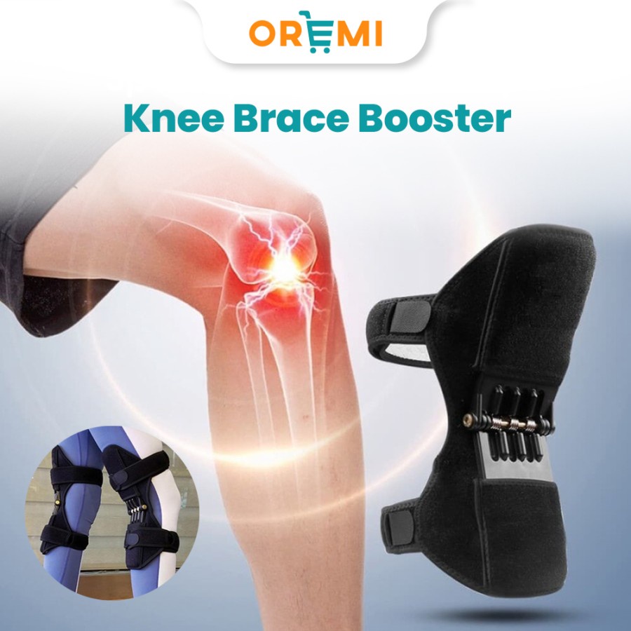 Knee Booster Support / Knee Brace / Deker Lutut  / Penyangga Lutut / Penyangga Beban Lutut