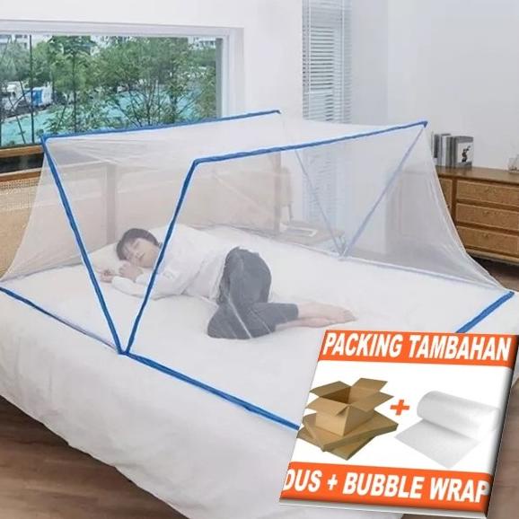 ➫ KELAMBU KOTAK LIPAT UKURAN cm/ KELAMBU LIPAT PORTABLE KOTAK/ KELAMBU LIPAT ANTI NYAMUK KOTAK ۞