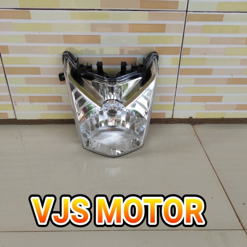 lampu depan motor 1 set mika reflektor HONDA BEAT Fi PGM
