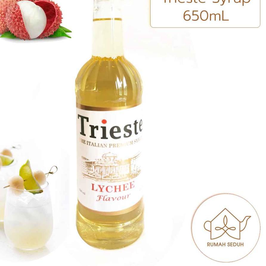 

❋ 650 mL Trieste Lychee Syrup - Sirup Litchi - Sirop Leci Letci Strop Premium ֍