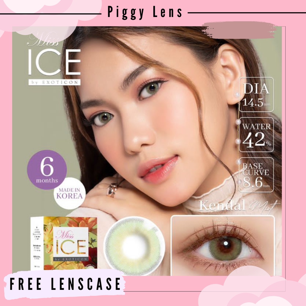 SOFTLENS MISS ICE BY EXOTICON ( NORMAL &amp; MINUS 0.50 s/d 2.50 )