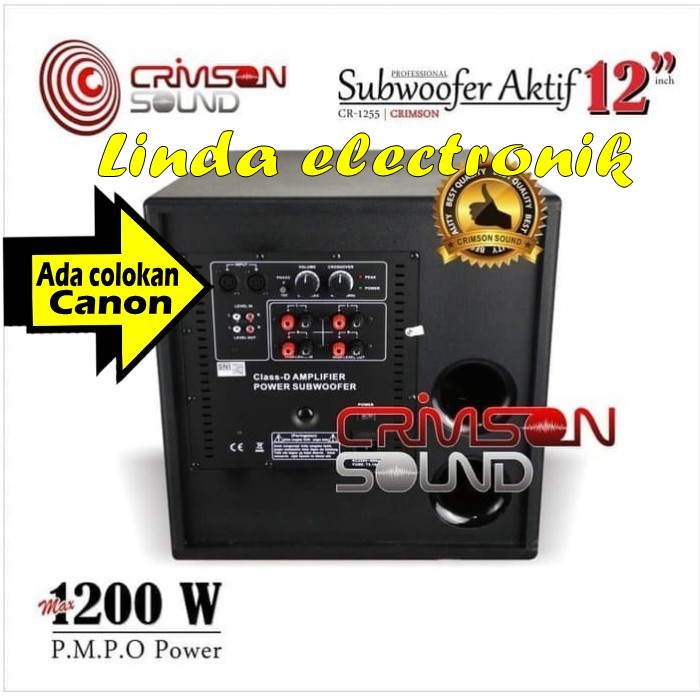 subwoofer crimson cr1255 crimson cr 1255 12 inch original