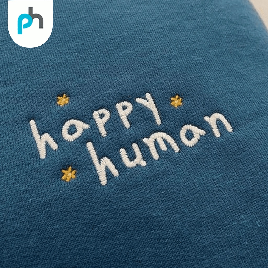 PABRIKHOODIE- BASIC SWEATER HAPPY HUMAN M-XXL (BORDIR) {PRIA &amp; WANITA}
