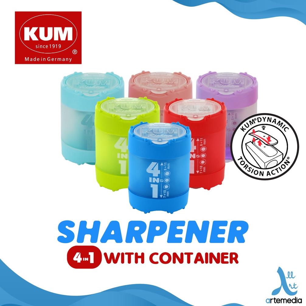 

Rautan Pensil KUM Sharpener Polystyrene 4 in 1 Container