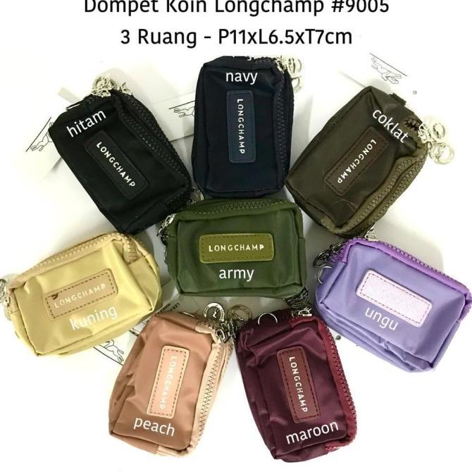 Dompet Koin 3 Resleting / Dompet 3 Ruang LC Import #9005
