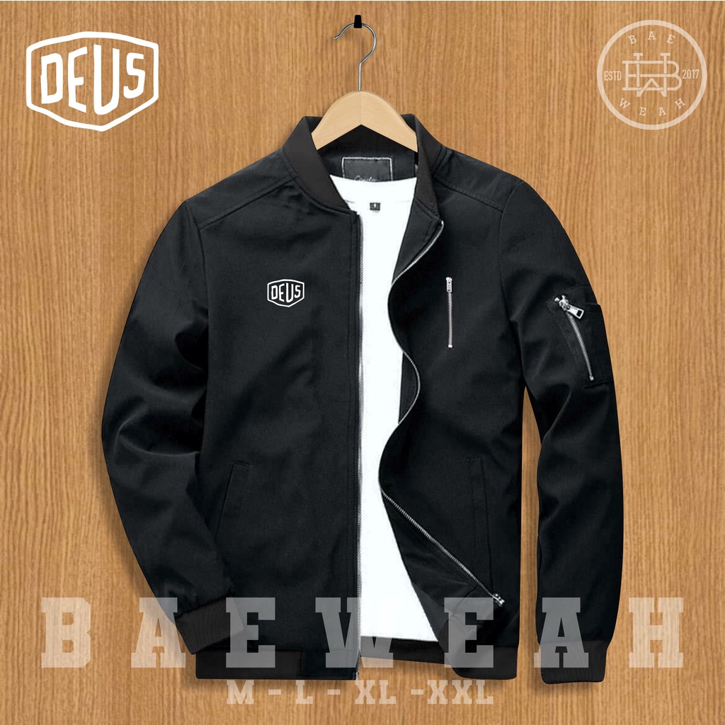 Jaket Bomber Kasual Premium Parasut semi anti air