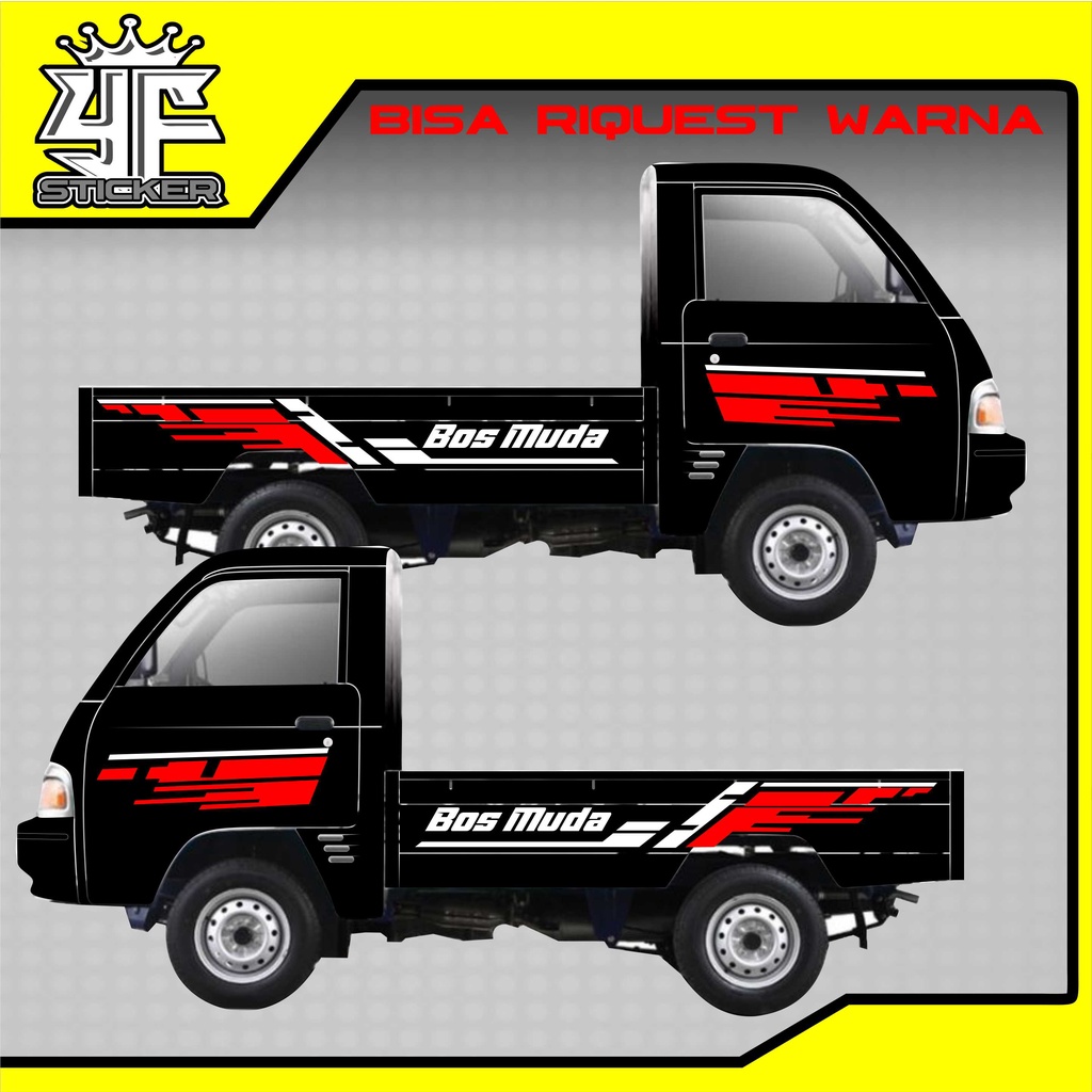 STIKER MOBIL, PICK UP, FUTURA DLL. STICKER MOBIL KEREN