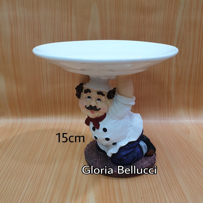 PATUNG PAJANGAN KOKI PIRING / CHEF