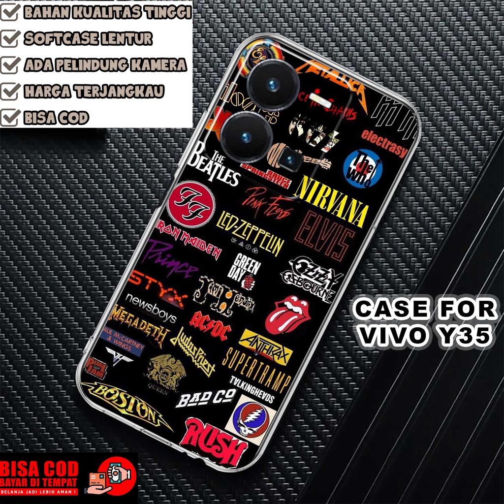 CASE VIVO Y35 2022 MOTIF [KUY] TERLARIS CASING VIVO Y35 TERBARU CLEAR CASE PROTECTED CAMERA SOFTCASE