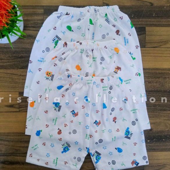 6PCS CELANA PENDEK BAYI MOTIF LUCU/CELANA PENDEK BAYI BAHAN KATUN 3-24 bulan