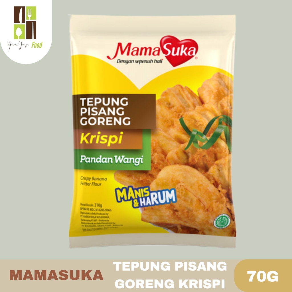 Mamasuka Tepung Pisang Goreng Krispi / Crispy / Manis &amp; Harum 70g