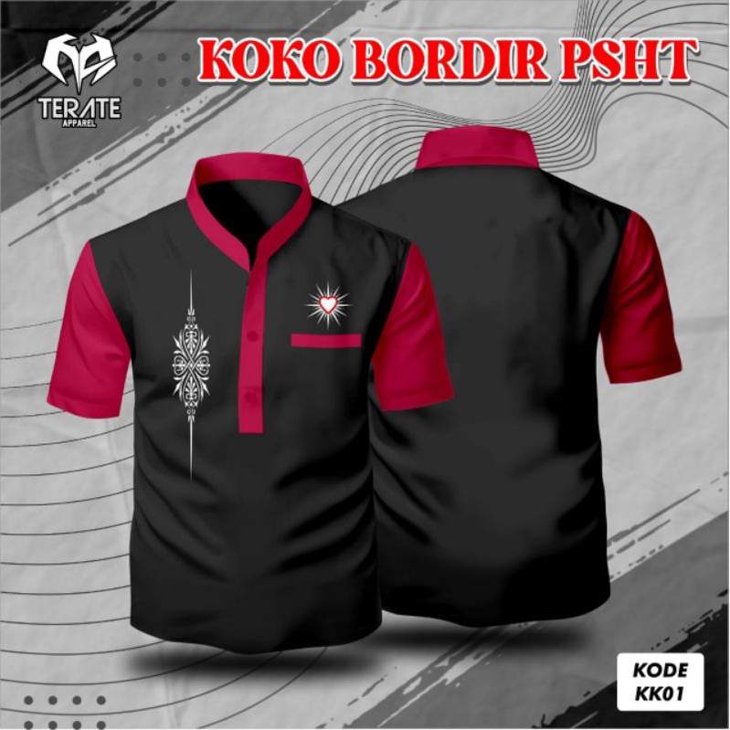 Hem Psht Terbaru Koko Pria Hem simpel Kemeja Psht Terbaru Kemeja Hati Bersinar