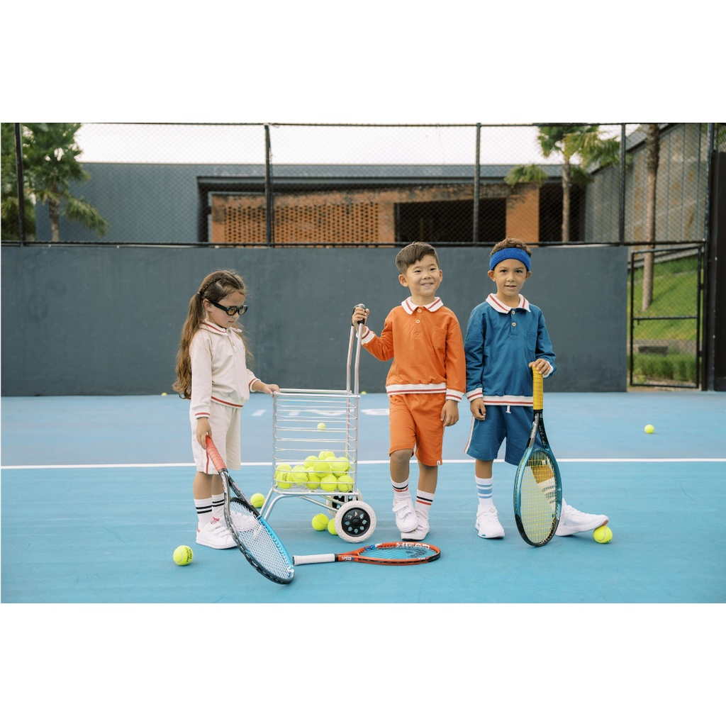 Bohopanna Zane Set 1-6 Tahun Setelan Playset Sporty Polo / Seetlan Fashion Anak Kekinian Unisex CBKS