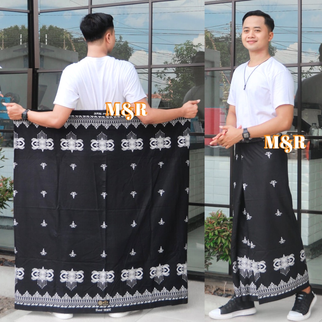 Sarung Batik Pria / Sarung Batik Pekalongan / Sarung Hitam