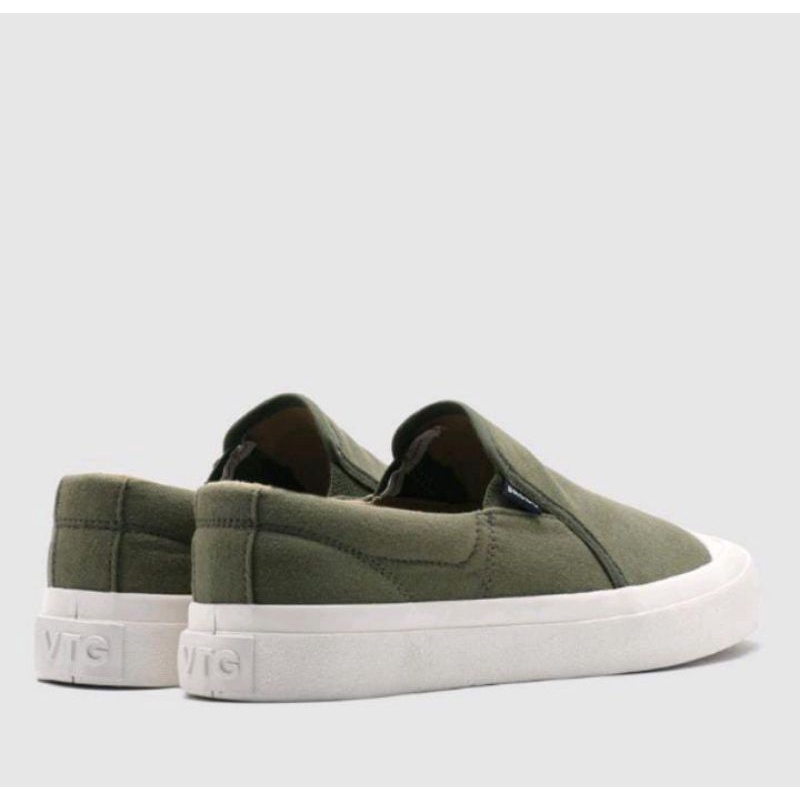 BRODO Orginal Best Seller -Sepatu Slip on Olive ws