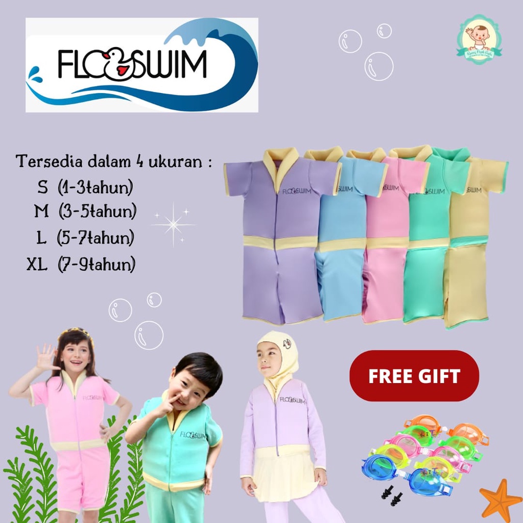 GO SWIM FLO SWIM FLOSWIM CUDDLEME Baju berenang mengapung anak