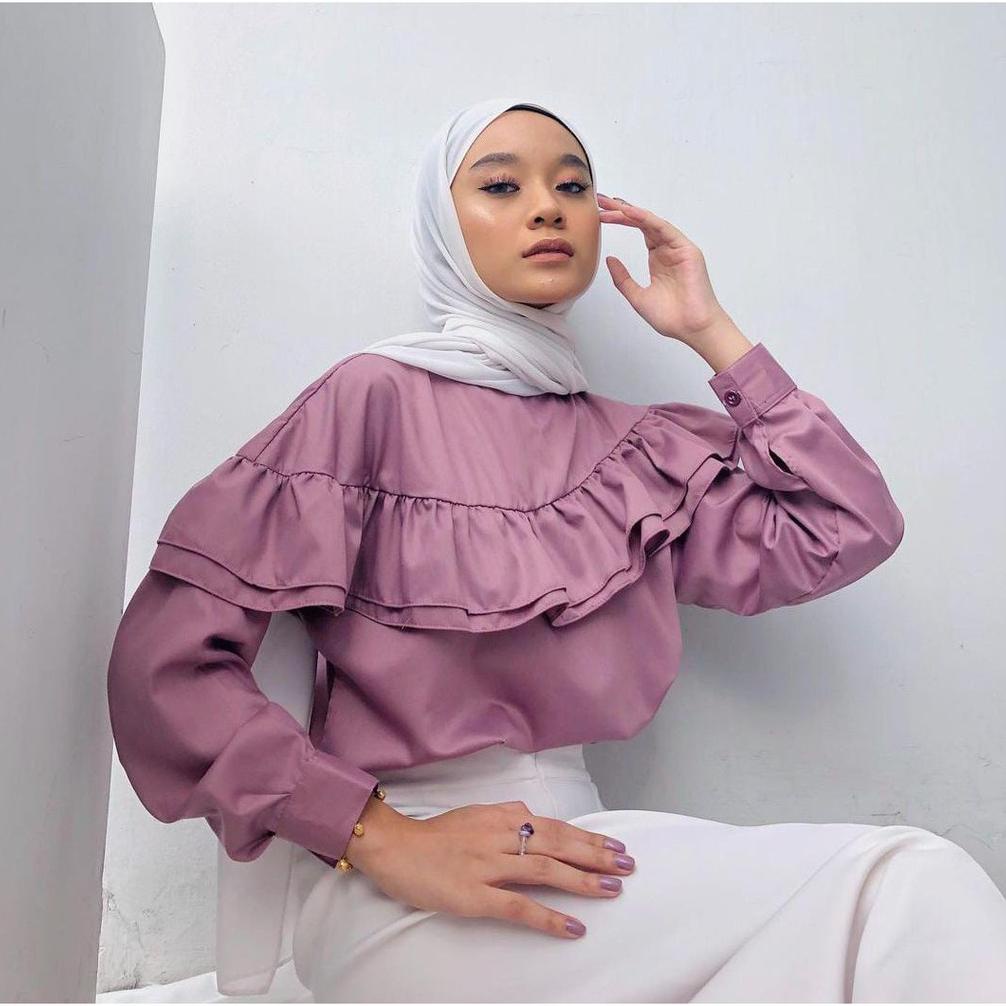 TERBARU Grosir Baju Murah Atasan Blouse Wanita Muslim Narina murah