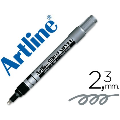 Spidol Artline Permanent Metallic Ink 900XF/spidol permanent Gold dan Silver