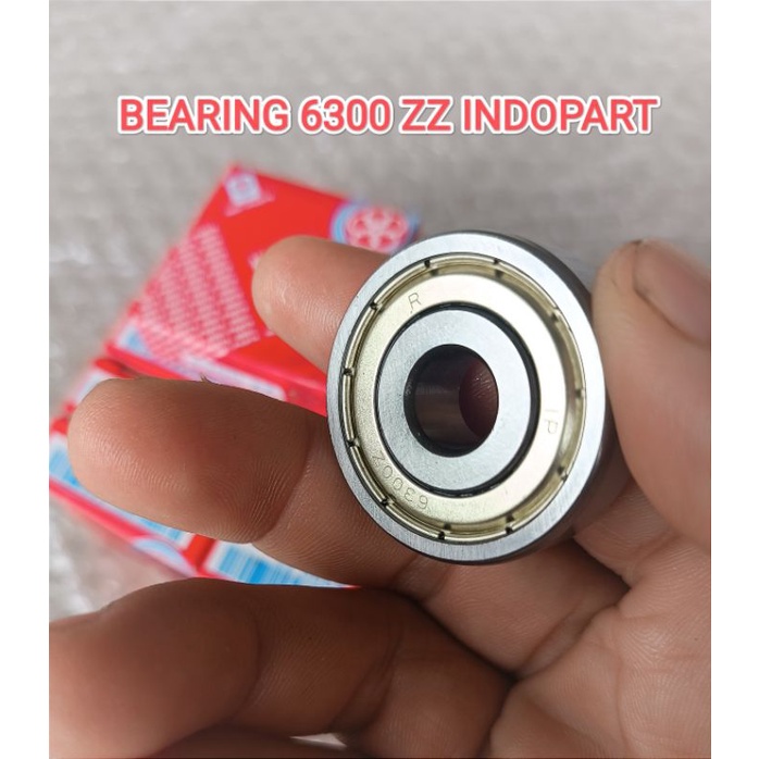 BALL BEARING KLAKER LAHER 6300 ZZ 100% ORIGINAL INDOPART TUTUP BESI