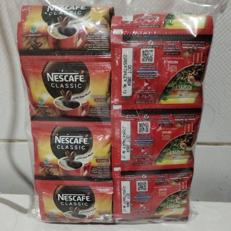 

✨ 7.7 Kopi murni 100% Nescafe classic sachet 2 gram isi 60 sachet