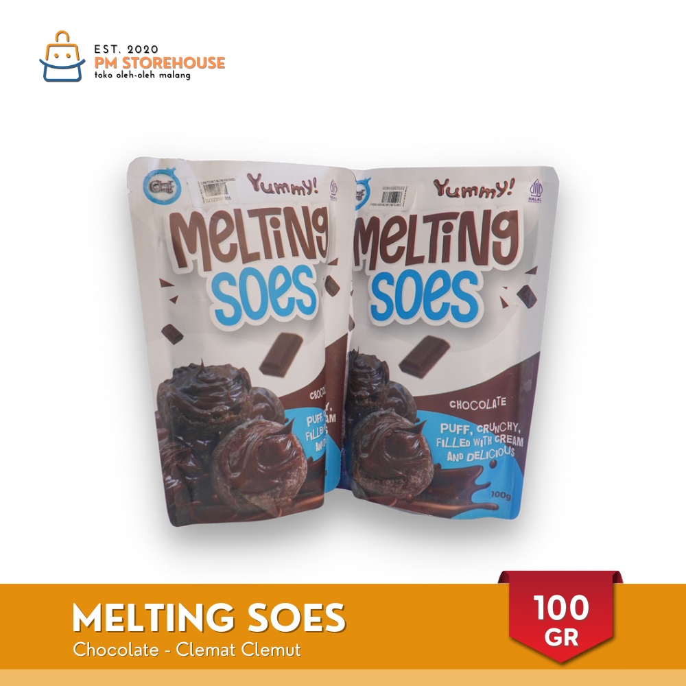 Kue Soes Kering Coklat Kemasan Pouch 100 Gr