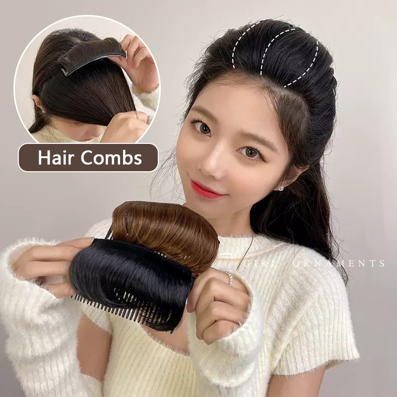 Fashion Wig Hair Clip Fluffy Heightening Pad Sisir Rambut Wanita Aksesoris Rambut