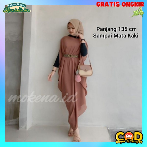 Fashion Moslem Hari Raya Dres Syari Nyaman Digunakan Baju Ibuibu Kondangan Pakean Perempuan Muslim K