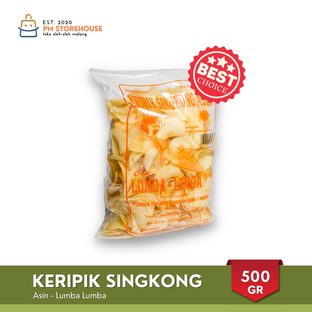 Keripik Singkong Lumba Asli Malang - Kemasan Besar