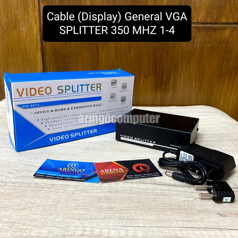 Cable (Display) General VGA SPLITTER 350 MHZ 1-4