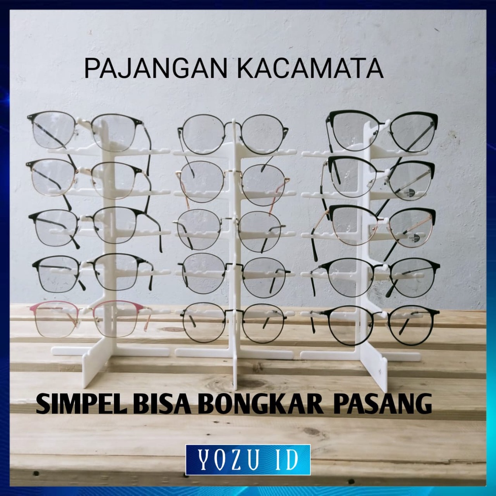 DISPLAY PAJANGAN KACAMATA PLASTIK 6 SUSUN