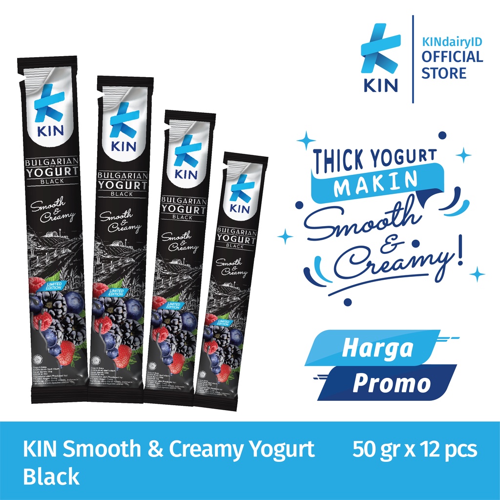 KIN Bulgarian Yogurt Smooth &amp; Creamy Black