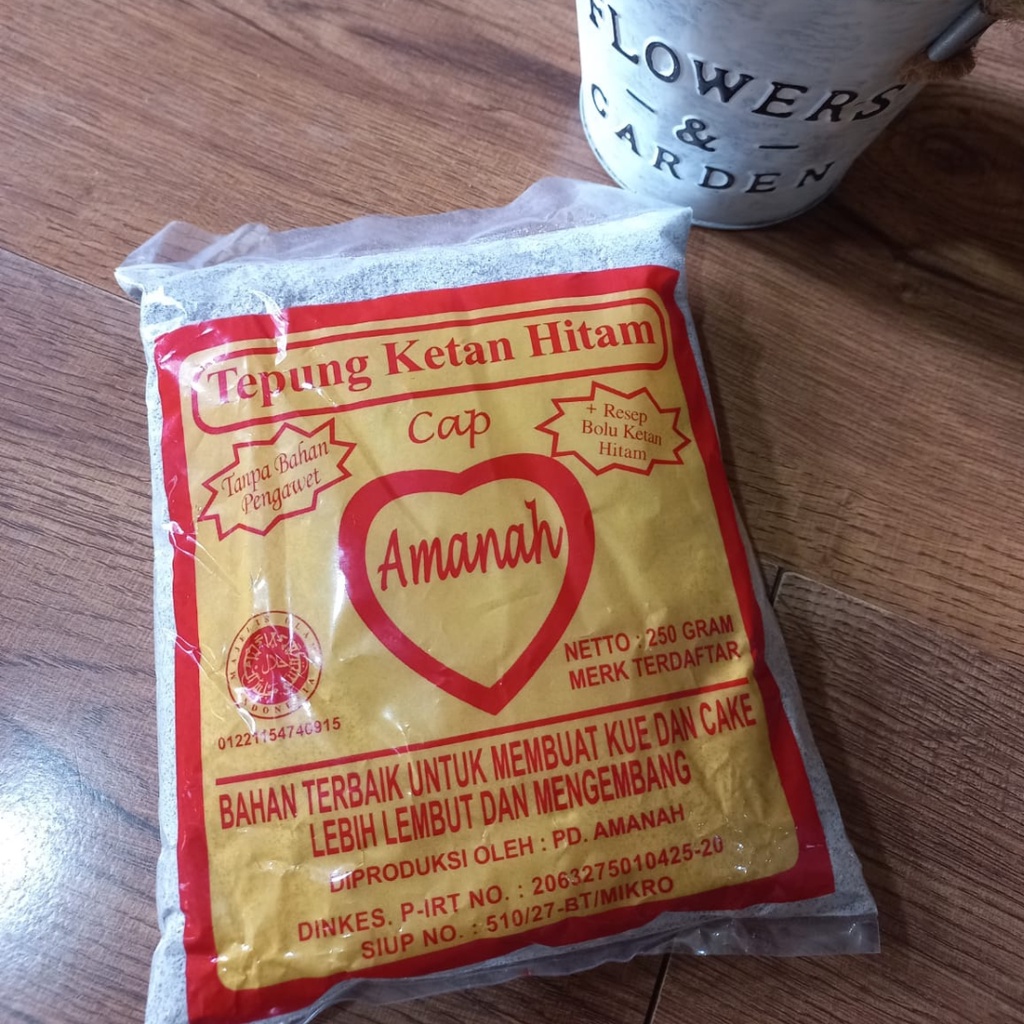 

tepung beras ketan item cap amanah 250 gr