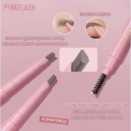 ^ KYRA ^ Pinkflash Automatic Eyebrow Waterproof Pensil Alis Auto PF-E09 Eye Brow