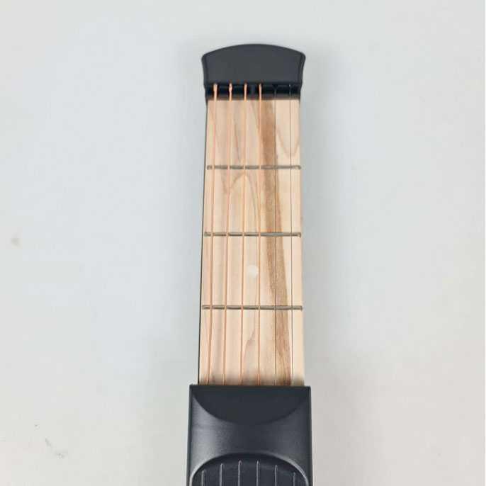 Alat Latihan Gitar Portable Guitar Chord Practice Tool 4 Fred - Black