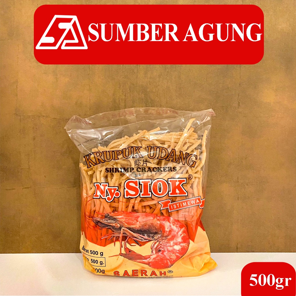 

Krupuk Udang Stik Stick Nyonya Ny Siok 500gr